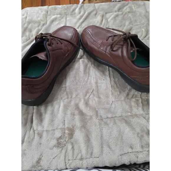 Ortho Feet Mens Orthopedic Shoes Brown Leather Comfirt Sz 9EEEE Extra Wide EUC - Picture 8 of 12